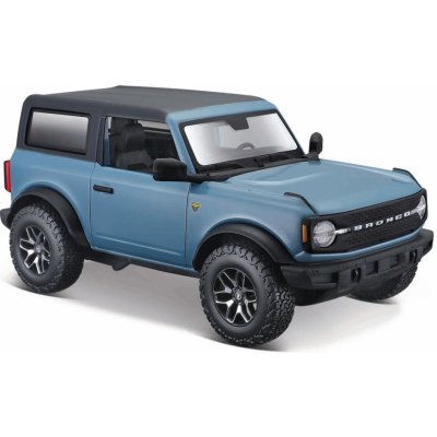 Maisto Bronco Kit Ford Badlands modrá 1:24 – Zbozi.Blesk.cz