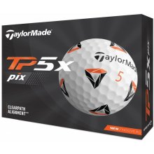 TaylorMade TP5x Pix 2.0 bílé 3 ks