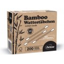 DELUXE Bambusové vatové tyčinky do uší EcoBamboo 200 ks