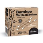 DELUXE Bambusové vatové tyčinky do uší EcoBamboo 200 ks – Zboží Dáma