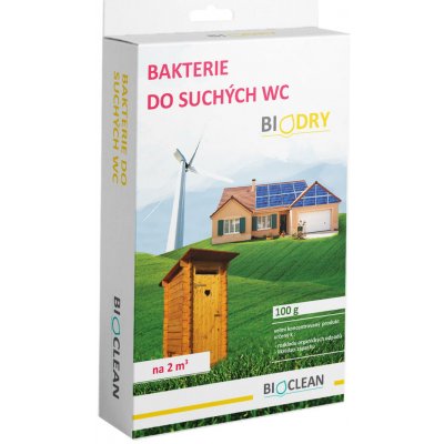 BIOCLEAN bakterie do suchých toalet, latrín 100g Biodry – Zboží Mobilmania