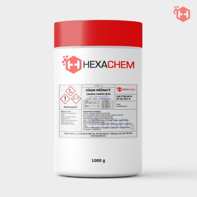 Hexachem Síran měďnatý pentahydrát p.a. 1000 g – HobbyKompas.cz
