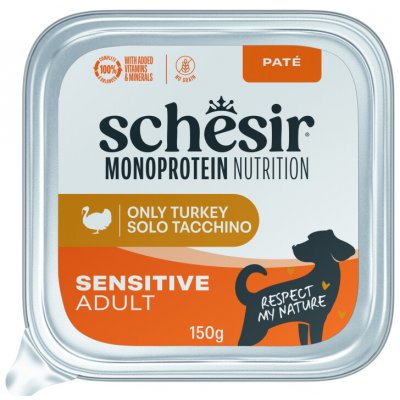 Schesir Dog Monoprotein Krůtí paté 150g – Zboží Mobilmania