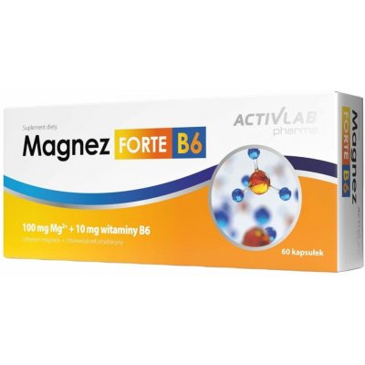 Activlab Pharma Magnesium Forte B6 60 kapslí – Hledejceny.cz