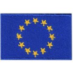 Vyšívané nažehlovací vlajky - Evropská unie – Zboží Dáma
