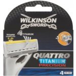 Wilkinson Sword Quattro Titanium Precision 4 ks – Zbozi.Blesk.cz