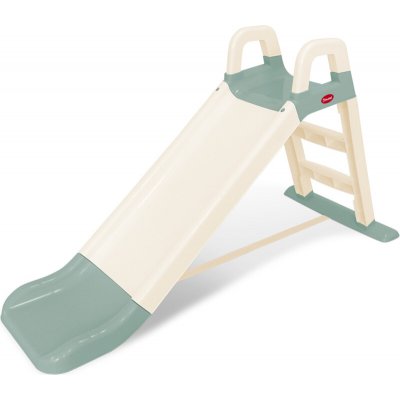 Doloni skluzavka s madlem 140 cm olivová-šedá – Sleviste.cz