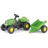 Šlapadlo Rolly Toys Šlapací traktor Rolly Kid s vlečkou zelený II.