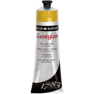 Olejová barva Daler-Rowney GEORGIAN 75 ml 627 Primary yellow – Hledejceny.cz