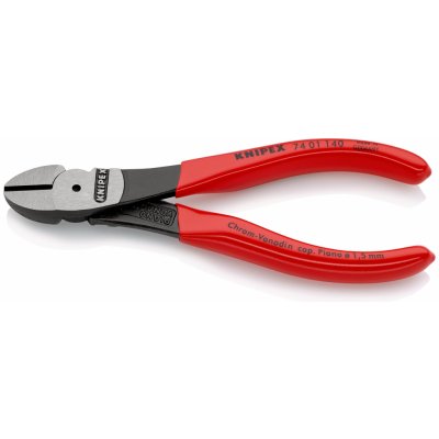 Silové boční štípací kleště potaženo plastem Knipex 180mm 180 mm – Zbozi.Blesk.cz