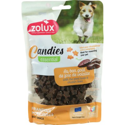 Zolux Pochoutka pes CANDIES hvězdičky játrové 150 g – Hledejceny.cz