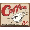 Plakát Plechová cedule Schonberg - Coffee 5 cents 40 cm x 32 cm