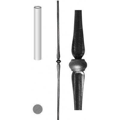 Kovoinox Tyč ø 12 x 1000 mm – Hledejceny.cz