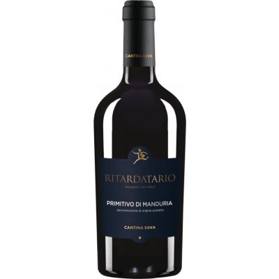 Fantini Vini Primitivo di Manduria "Ritardatario" Cantine Sava 2020 14,5% 0,75 l (holá láhev) – Zboží Mobilmania