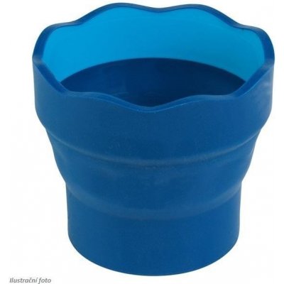 Kelímek na vodu Faber-Castell Clic&Go výběr barev modrý Barva: modrý – Zboží Mobilmania