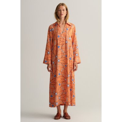 Gant D2. Sailing Print Dress oranžová – Zboží Mobilmania