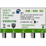 Evercon HEVC anténní zesilovač pro 4 TV AM-949 5G – Zbozi.Blesk.cz