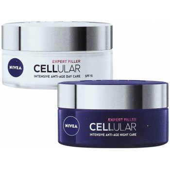 Nivea Hyaluron Cellural Filler denní noční krém 2 x 50 ml dárková sada