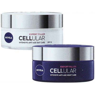 Nivea Hyaluron Cellural Filler denní noční krém 2 x 50 ml dárková sada – Zbozi.Blesk.cz