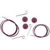 Knit Pro lanko fialové šroubovací - různé délky Délka lanka: 100cm