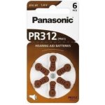 Panasonic baterie do naslouchadel 6ks PR312(41)/6LB – Zboží Živě