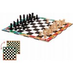 DJECO Malované šachy a dáma – Zboží Dáma