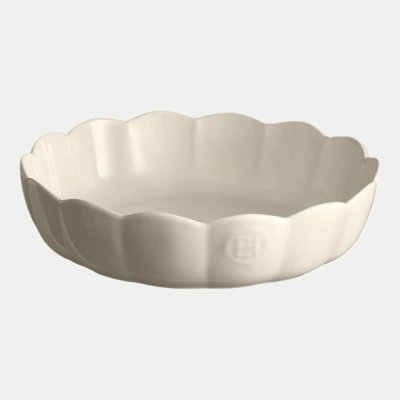 Emile Henry Hluboká koláčová forma Madeleine 27 cm slonová kost – Sleviste.cz