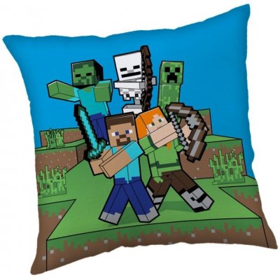 Jerry Fabrics Minecraft Mobs vs Us Polyester 40 x 40 cm – Zbozi.Blesk.cz