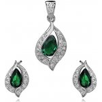 Olivie sada stříbrných šperků LUNA SMARAGD 2685 – Hledejceny.cz