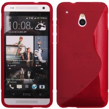 Pouzdro S-Case HTC One Mini / M4 Červené
