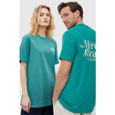 Mercer Amsterdam Bavlněné tričko MEAP241002 zelená