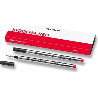 Montblanc Náplň do rolleru M 2 ks Modena Red 128234 – Zboží Živě
