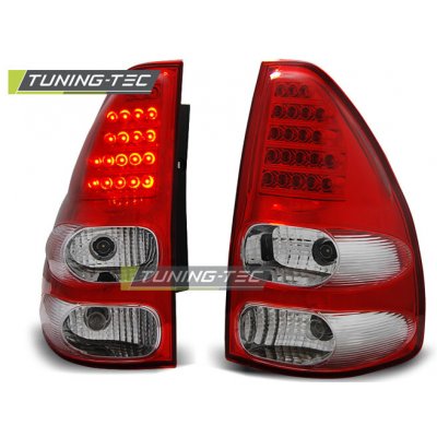 Tuning-Tec Zadní čirá LED světla Toyota Land Cruiser 120 (2002 - 2009) - červené – Hledejceny.cz