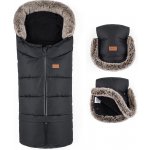 Petite&Mars Set zimní Arctic 4v1 Furry Forever Black – Zbozi.Blesk.cz