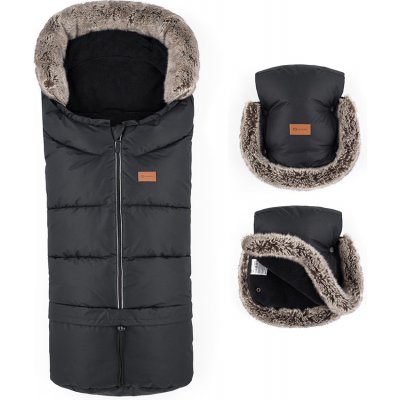 Petite&Mars Set zimní Arctic 4v1 Furry Forever Black – Zbozi.Blesk.cz