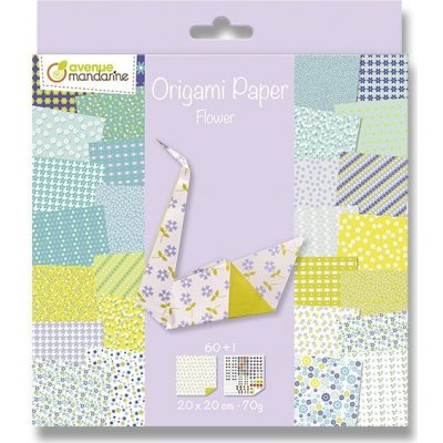Clairefontaine Sada papírů Origami Kytky 60 listů – Hledejceny.cz