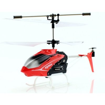 Syma RC mini vrtulník S5 3CH IR RTF červený 1:1 – Zbozi.Blesk.cz