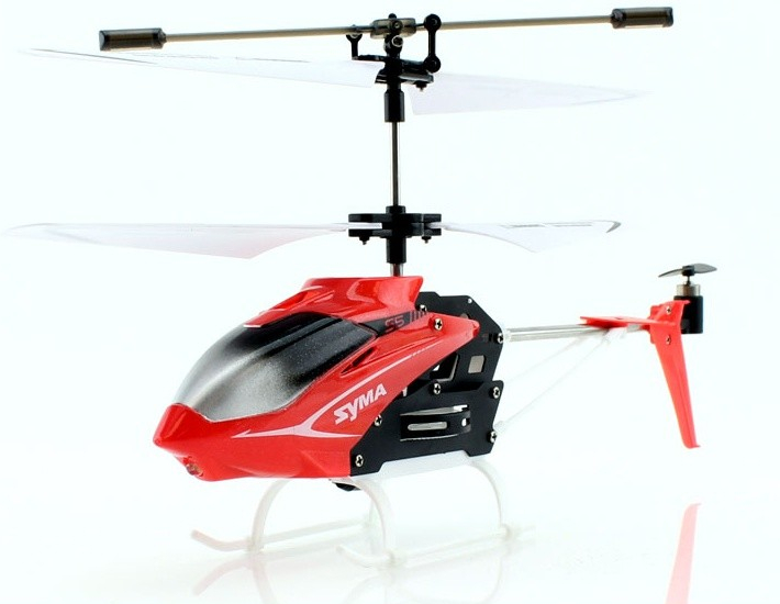 Syma RC mini vrtulník S5 3CH IR RTF červený 1:1