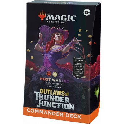 Wizards of the Coast Magic The Gathering Outlaws of Thunder Junction Most Wanted Commander Deck – Zboží Mobilmania