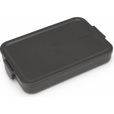 Brabantia Obědový box Make & Take plochý tmavě šedá – Zboží Dáma