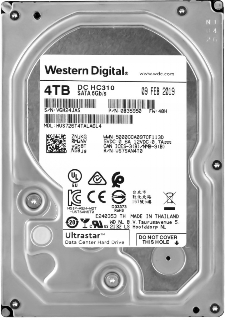 WD UltraStar 4TB 0B35950