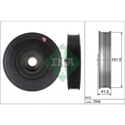 Řemenice, klikový hřídel Schaeffler INA 544 0088 10 – Zboží Mobilmania