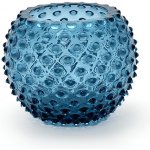 Váza 12cm - Hobnail - Ananas - modrý kouř – Hledejceny.cz