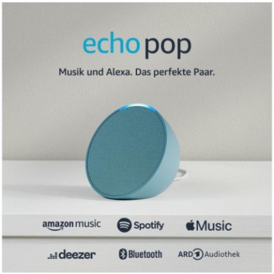 Amazon Echo POP modrý 15 W – Sleviste.cz