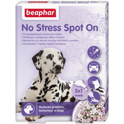 Beaphar No Stress Spot On pro psy sol 3 x 0,7 ml – Zboží Mobilmania