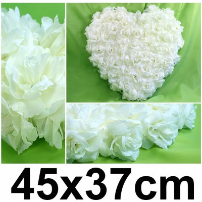 Svatební dekorace na auto SRDCE 45 x 37 cm (1ks/bal) – Zboží Dáma