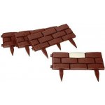 Zahradní obrubník s LED světlem GB004, 45x29cm, 1,8m, plastový, 4 ks – Hledejceny.cz