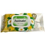 Freshmaker vlhčené ubrousky s heřmánkovou vůní a víčkem 100 ks Heřmánek (žlutý) – Sleviste.cz
