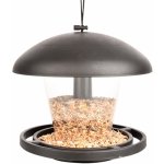 Esschert Design Závěsné krmítko pro ptáky Mushroom 17,5 x 19,5 cm plast černá – Zboží Dáma