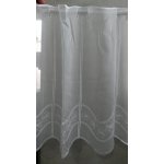 záclona na vitrážku květy 45 cm – Hledejceny.cz